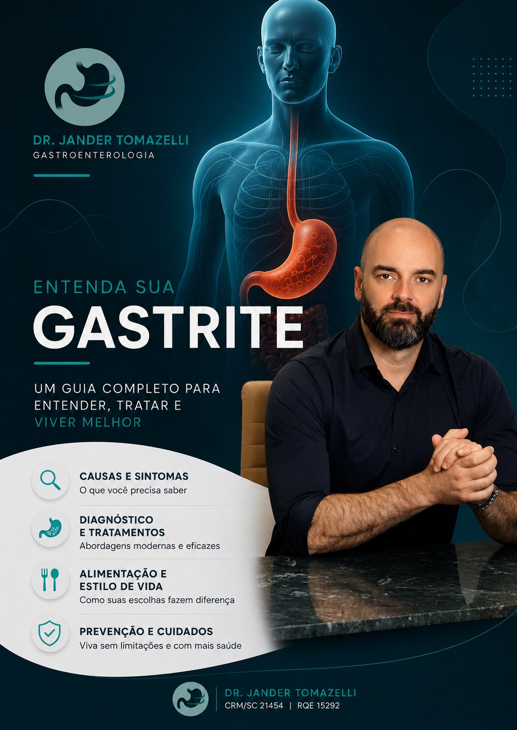 Entenda sua Gastrite - E-book do Dr. Jander Tomazelli